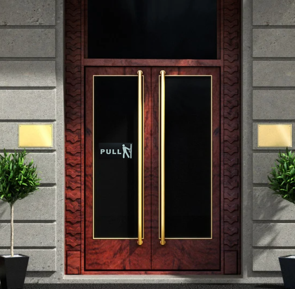 PUSH/PULL Sign