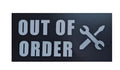 OUT OF ORDER sign