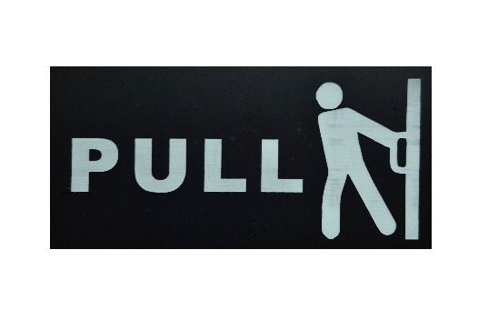 PUSH/PULL Sign