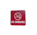NO SMOKING sign